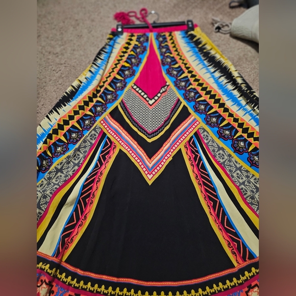 Flying Tomato Multicolor Geometric Maxi Skirt - Picture 2 of 2